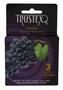 Trustex Lubricated Reservoir Tip Flavored Latex Condom Grape (3 Per Box)